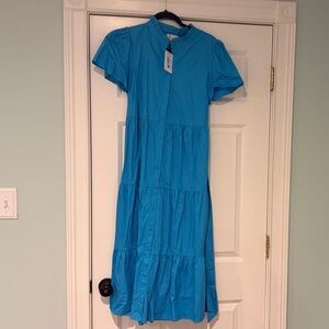Sugarlips Blue Tiered Dress